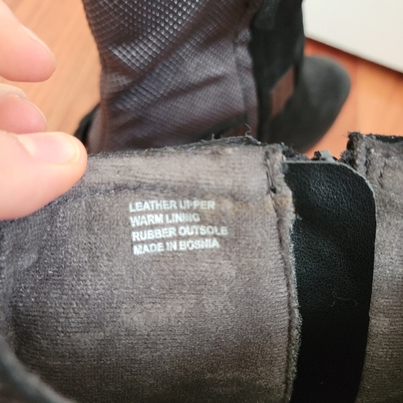 New with box, never worn Miz Mooz York Black Leather Booties size EU 39 - Picture 5 of 11